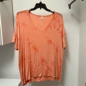 Old Navy Orange relaxed tie-dye T-Shirt